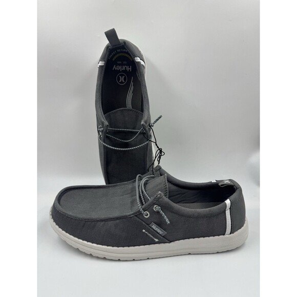 Hurley Laguna Men's Casual Slip on Shoes Memory Foam Gray Size 12 - Picture 1 of 12